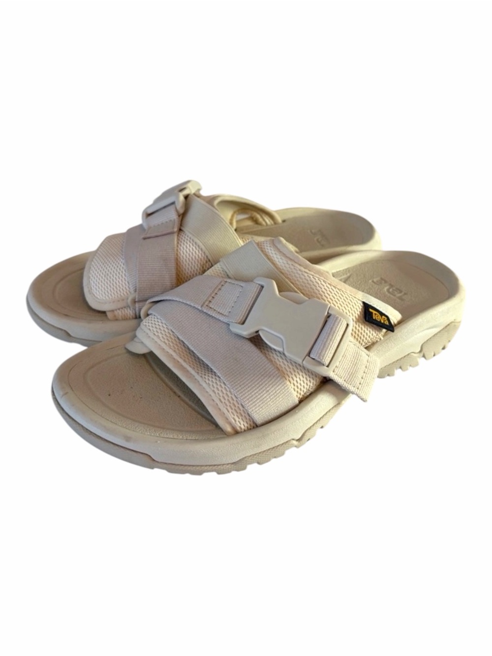 Teva Women’s Slides Sandals Hurricane Cream Beige Neutral Size 5